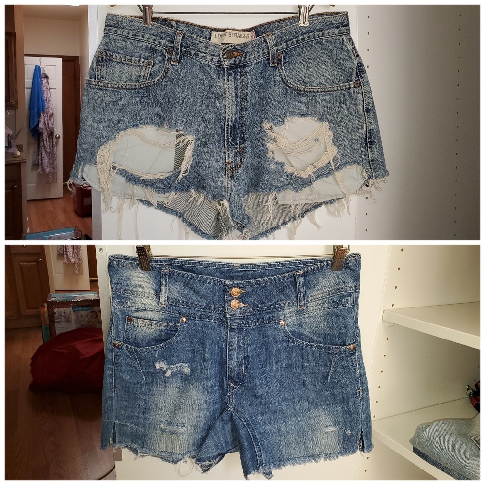 Vintage cutoff shorts- Levi